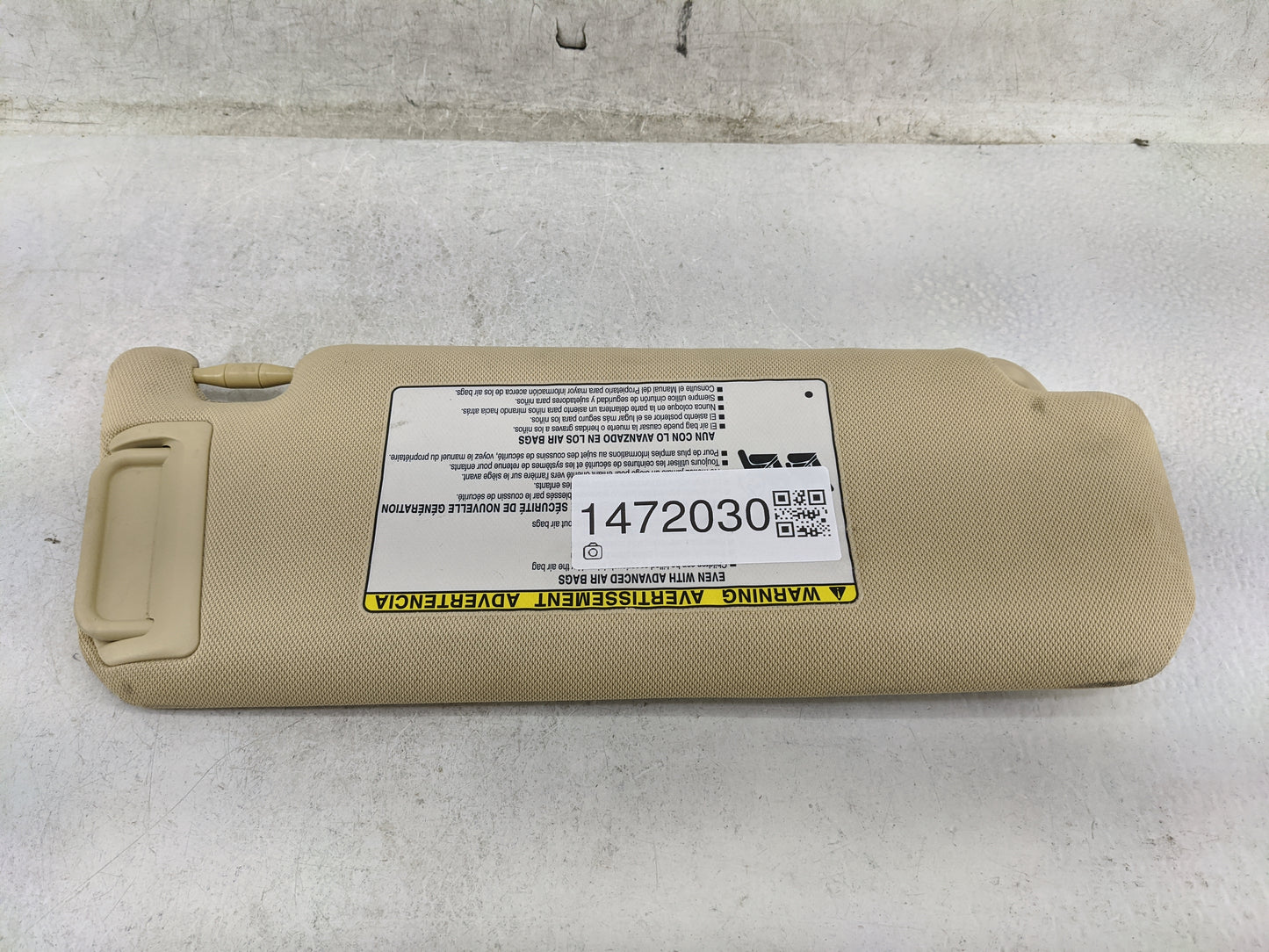 2012-2017 Toyota Camry Sun Visor Shade Replacement Driver Left Mirror Fits Fits 2012 2013 2014 2015 2016 2017 OEM Used Auto