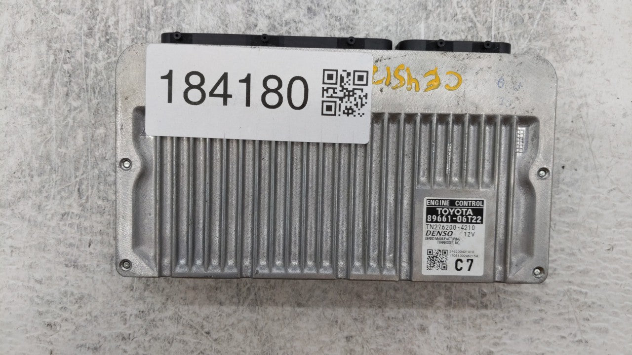 2016-2017 Toyota Camry PCM Engine Control Computer ECU ECM PCU OEM P/N:89661-06T21 89661-06T22 Fits Fits 2016 2017 OEM Used