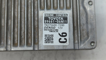 2016-2017 Toyota Camry PCM Engine Control Computer ECU ECM PCU OEM P/N:89661-06T21 89661-06T22, 89661-06N12 Fits Fits 2016 2017 OEM Used Auto Parts