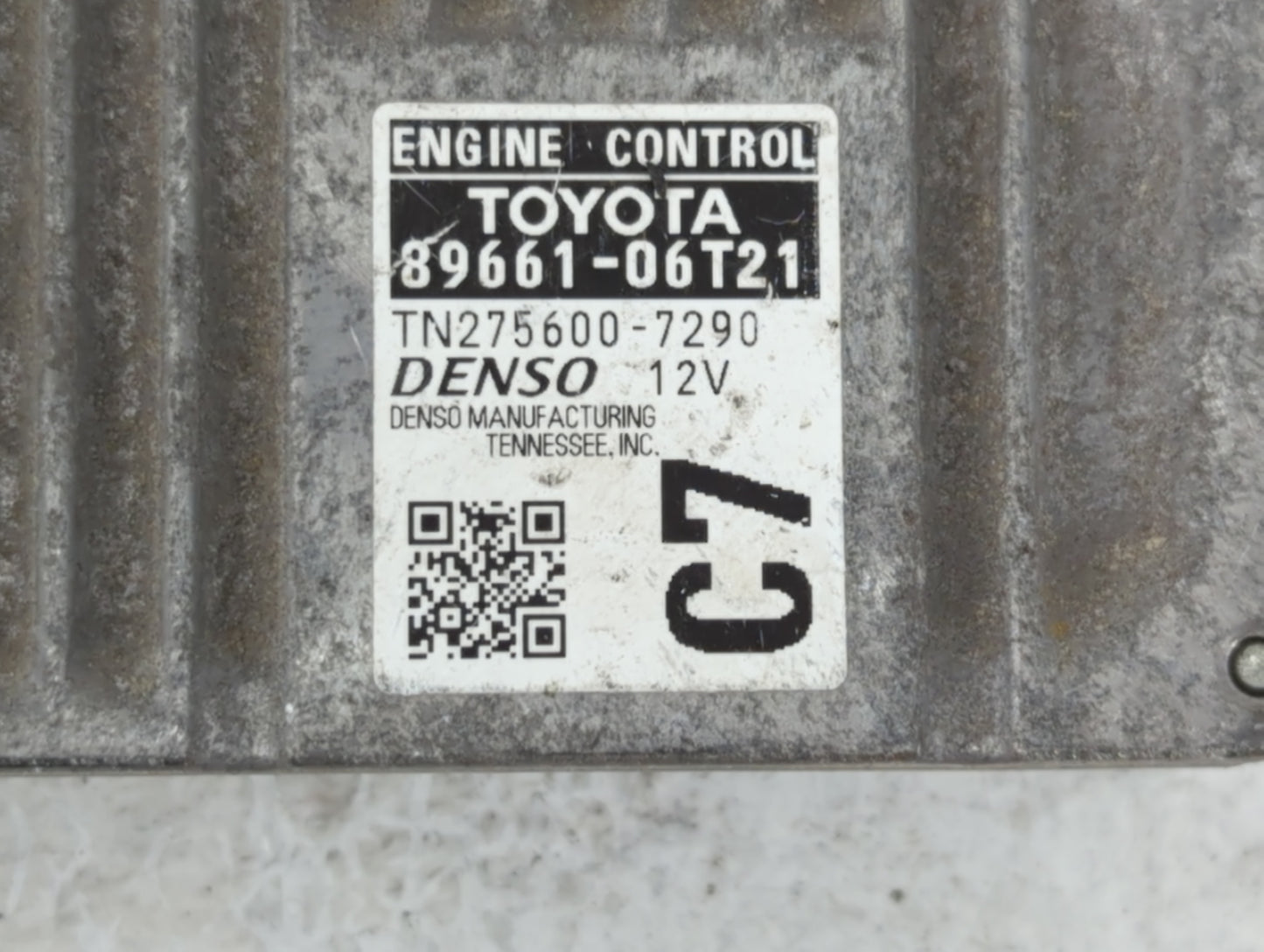 2016-2017 Toyota Camry PCM Engine Control Computer ECU ECM PCU OEM P/N:TN275600-7290 89661-06T21 Fits Fits 2016 2017 OEM Use