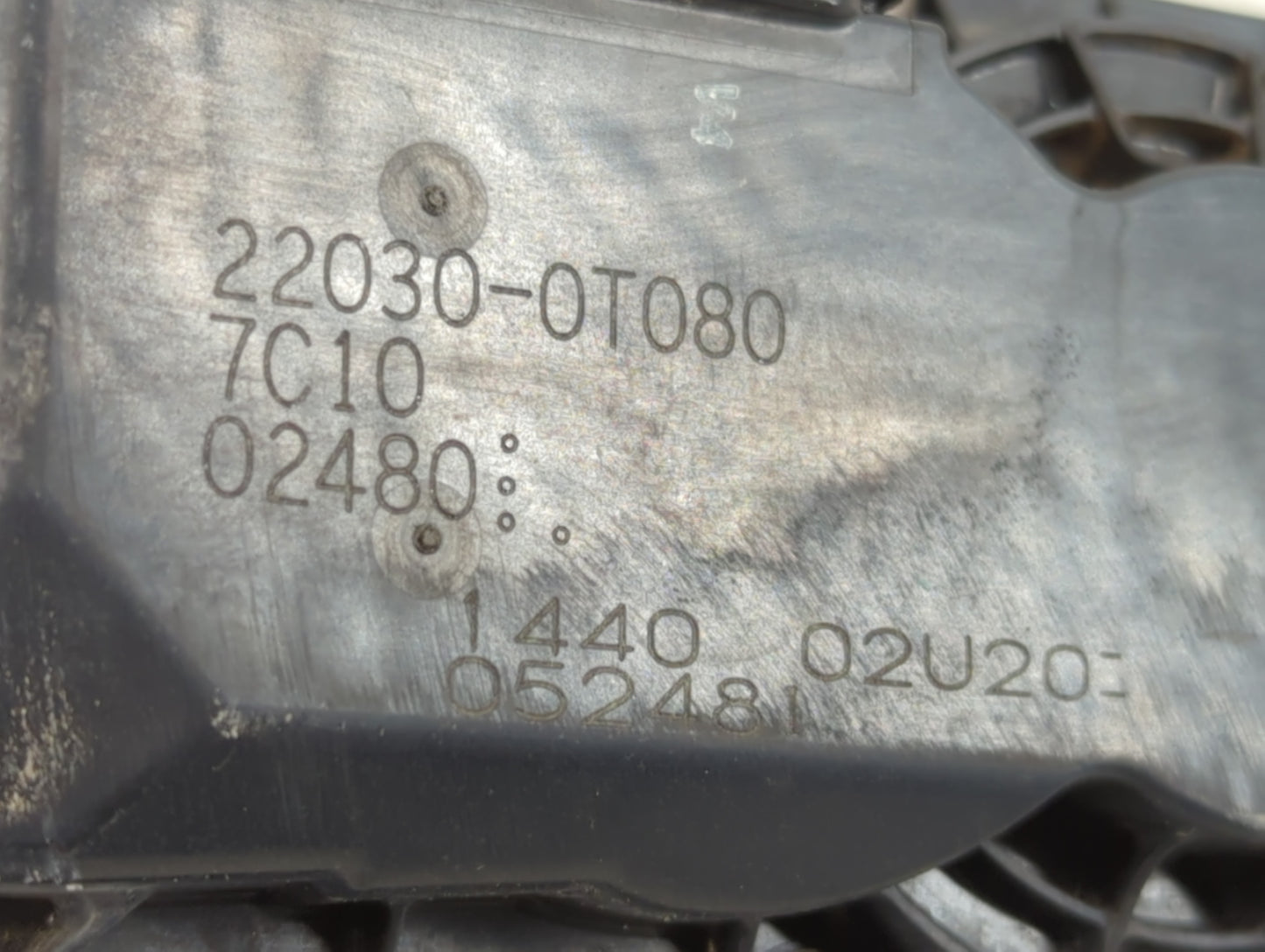 2011-2019 Toyota Corolla Throttle Body P/N:22030-0T080 Fits Fits 2011 2012 2013 2014 2015 2016 2017 2018 2019 OEM Used Auto