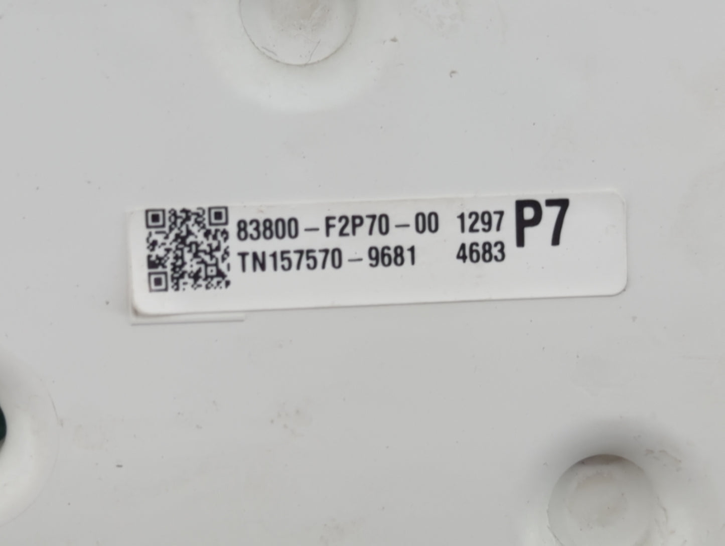 2017 Toyota Corolla Instrument Cluster Speedometer Gauges P/N:83800-F2P70 Fits OEM Used Auto Parts - Oemusedautoparts1.com