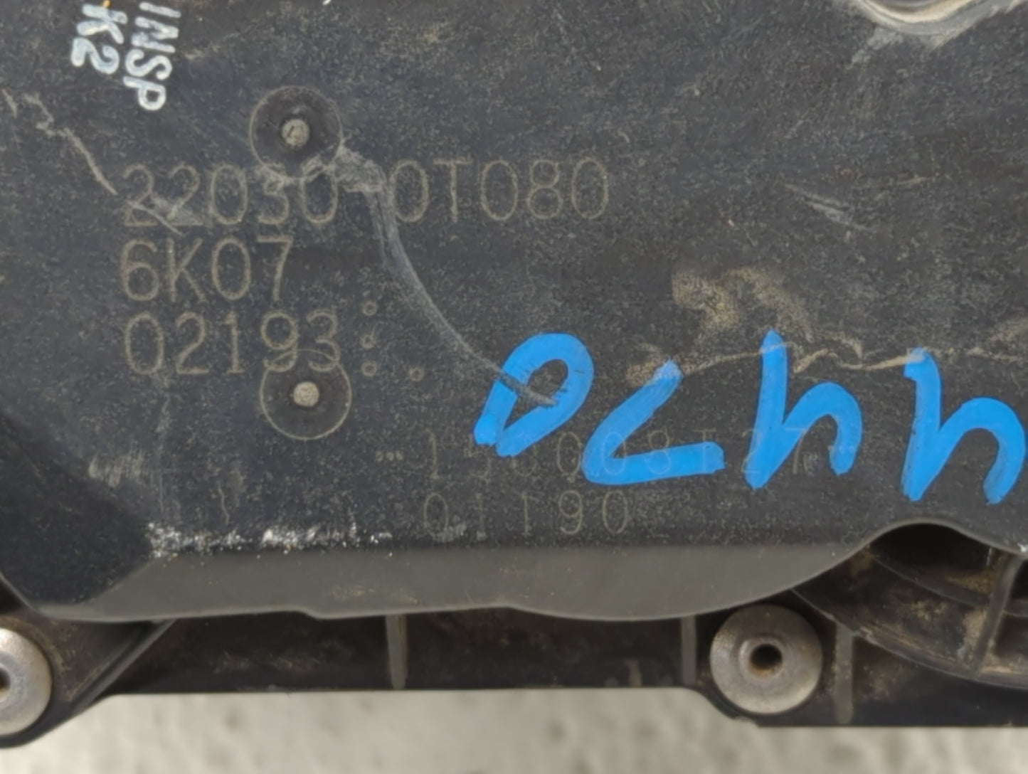 2011-2018 Toyota Corolla Throttle Body P/N:22030-0T080 Fits Fits 2011 2012 2013 2014 2015 2016 2017 2018 OEM Used Auto Parts