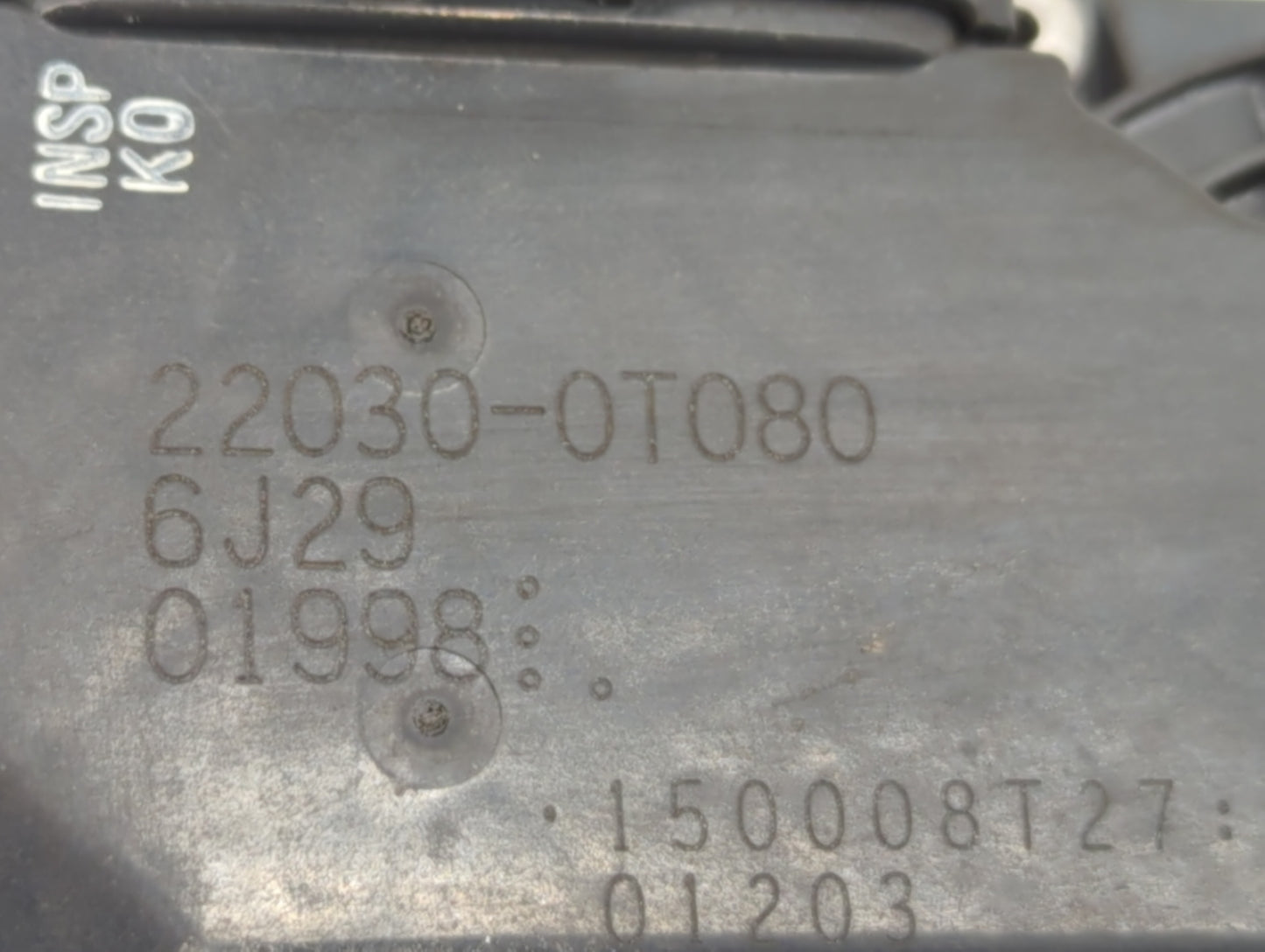 2011-2019 Toyota Corolla Throttle Body P/N:22030-0T080 Fits Fits 2011 2012 2013 2014 2015 2016 2017 2018 2019 OEM Used Auto