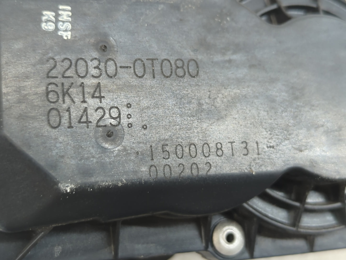 2011-2019 Toyota Corolla Throttle Body P/N:22030-0T080 Fits Fits 2011 2012 2013 2014 2015 2016 2017 2018 2019 OEM Used Auto