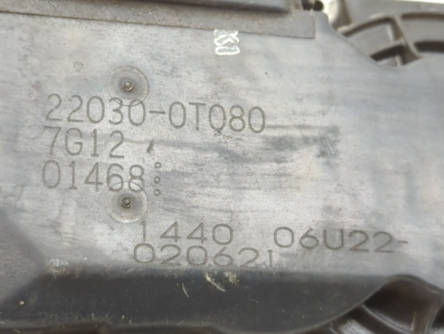 2011-2019 Toyota Corolla Throttle Body P/N:22030-0T080 Fits Fits 2011 2012 2013 2014 2015 2016 2017 2018 2019 OEM Used Auto