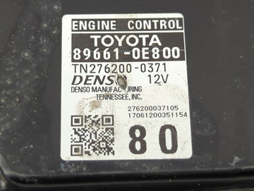 2017-2019 Toyota Highlander PCM Engine Control Computer ECU ECM PCU OEM P/N:89661-0E800 Fits Fits 2017 2018 2019 OEM Used Auto Parts