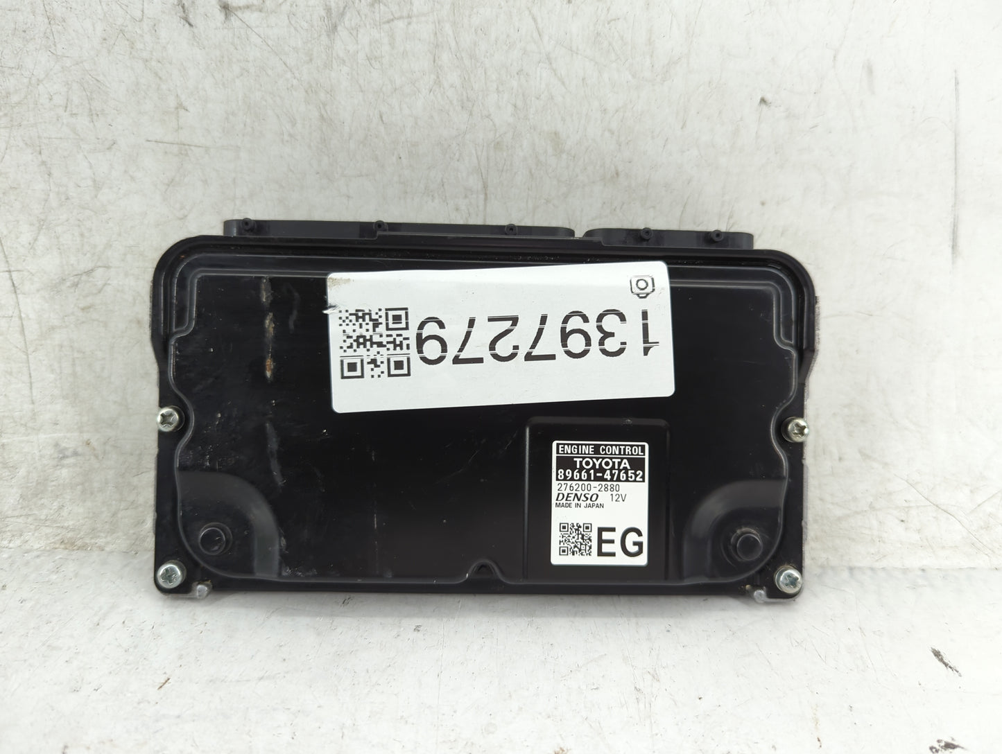 2017-2018 Toyota Prius PCM Engine Control Computer ECU ECM PCU OEM P/N:89661-47652 89661-47642 Fits Fits 2017 2018 OEM Used