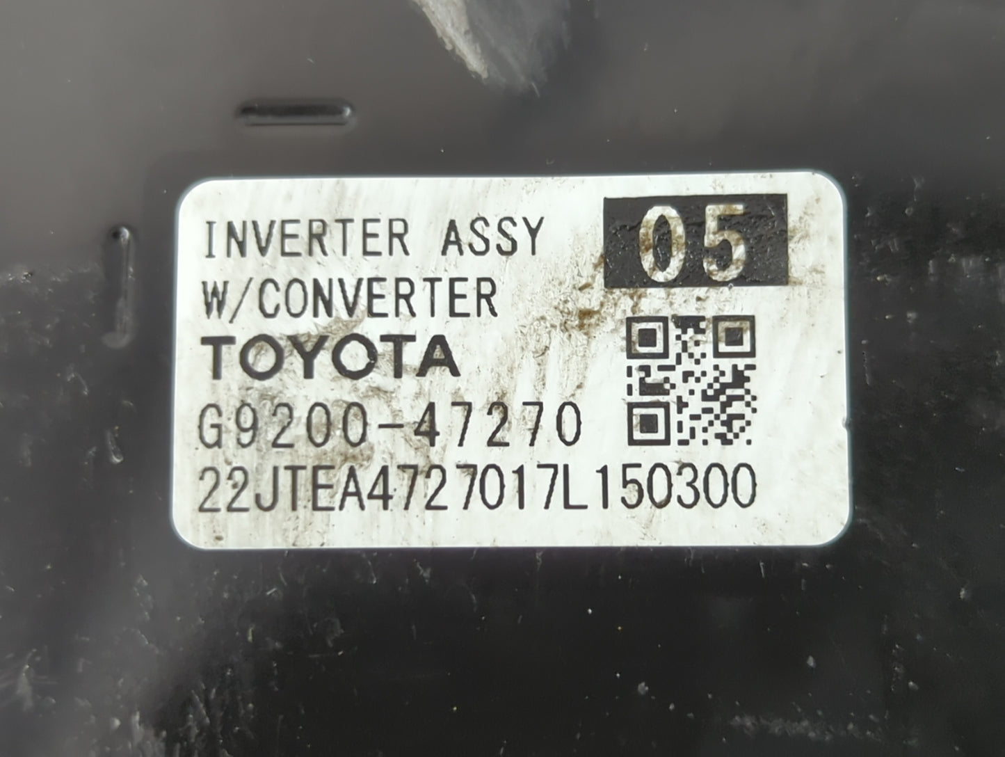 2017-2022 Toyota Prius Prime Hybrid DC Synergy Drive Power Inverter P/N:G9200-47270 Fits Fits 2017 2018 2019 2020 2021 2022