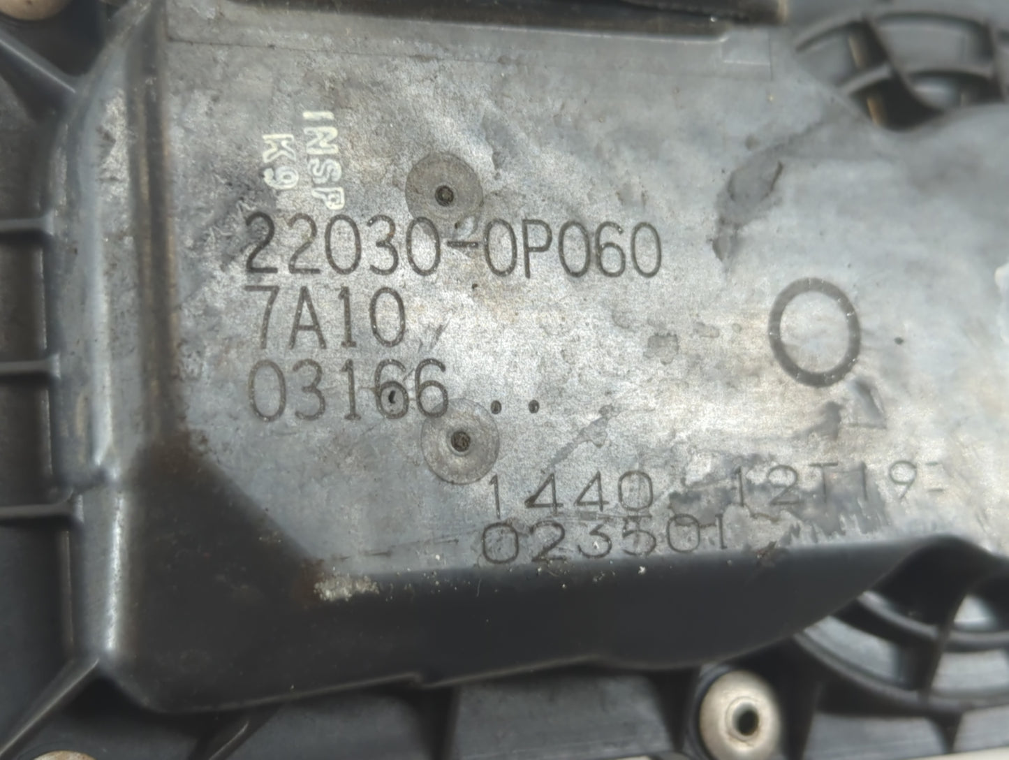 2017-2020 Toyota Sienna Throttle Body P/N:22030-0P060 7A10 Fits Fits 2016 2017 2018 2019 2020 2021 2022 OEM Used Auto Parts