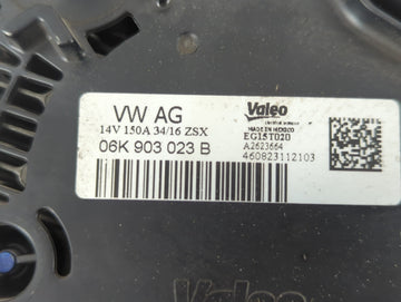 2013-2017 Volkswagen Beetle Alternator Replacement Generator Charging Assembly Engine OEM P/N:06K 903 023 B Fits OEM Used Auto Parts