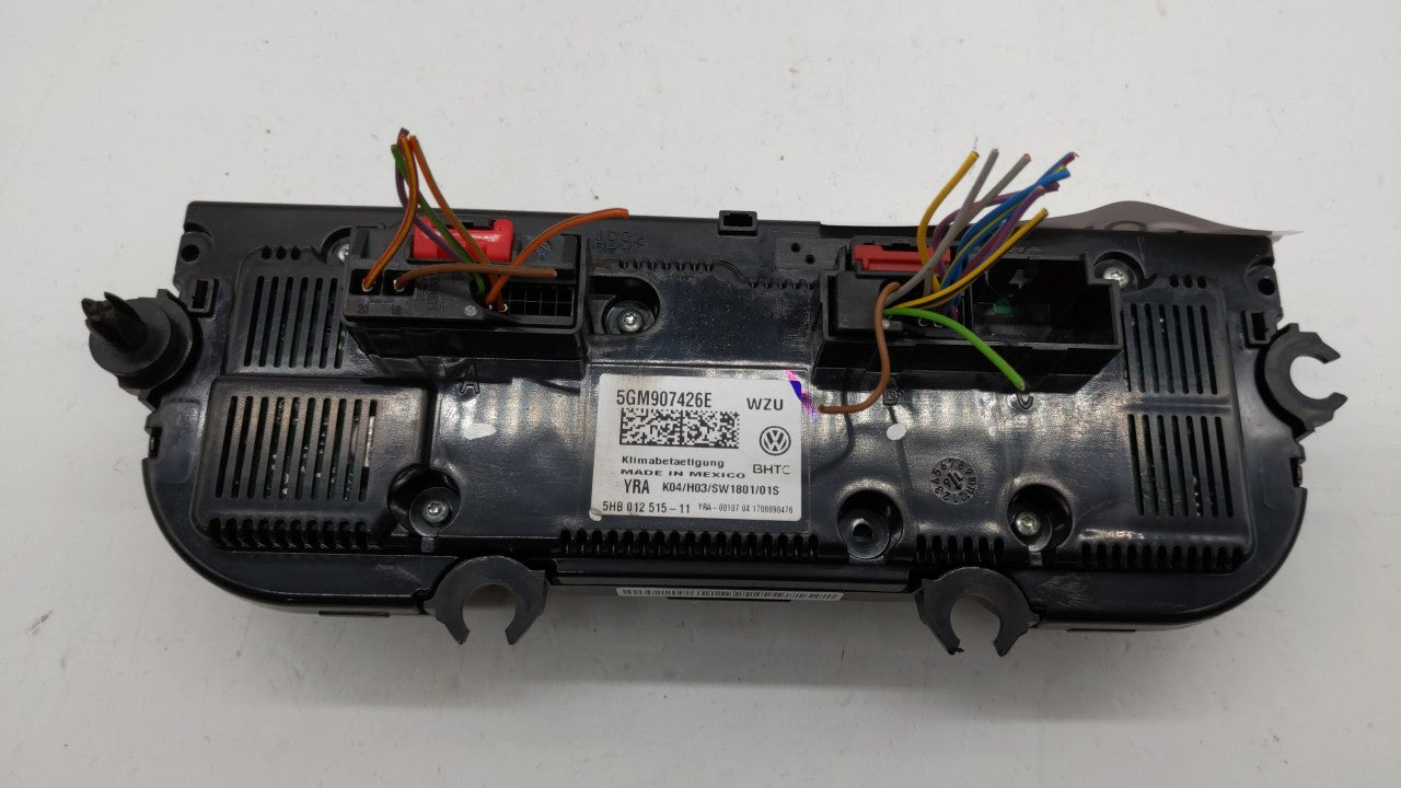 2017 Volkswagen Golf Climate Control Module Temperature AC/Heater Replacement P/N:5GM907426E 5GM907426 Fits OEM Used Auto Pa