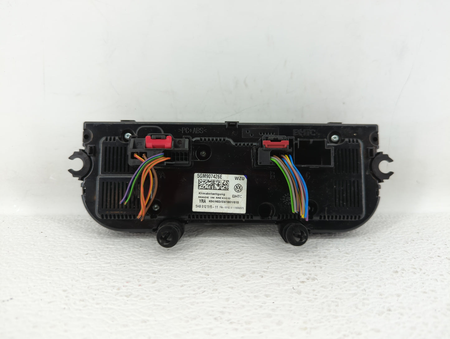 2017 Volkswagen Golf Sportwagen Climate Control Module Temperature AC/Heater Replacement P/N:5GM907426E 5GM907426 Fits OEM U
