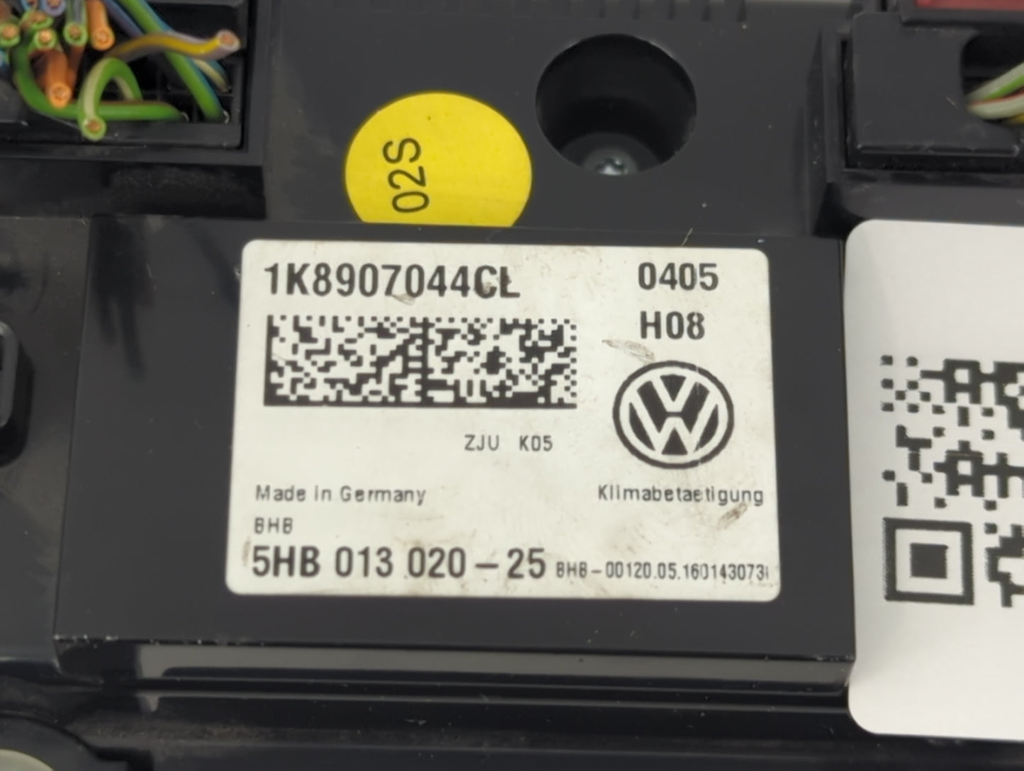 2015-2018 Volkswagen Jetta Climate Control Module Temperature AC/Heater Replacement P/N:1K8907044CL 5HB013020-25 Fits OEM Us