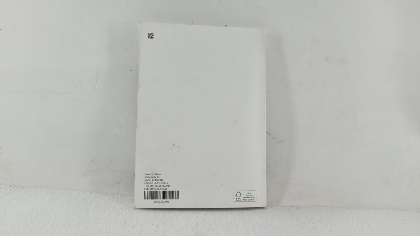 2017 Volkswagen Jetta Owners Manual Book Guide OEM Used Auto Parts - Oemusedautoparts1.com