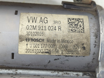 2015-2019 Volkswagen Jetta Car Starter Motor Solenoid OEM P/N:02M 911 024 R Fits Fits 2015 2016 2017 2018 2019 OEM Used Auto Parts