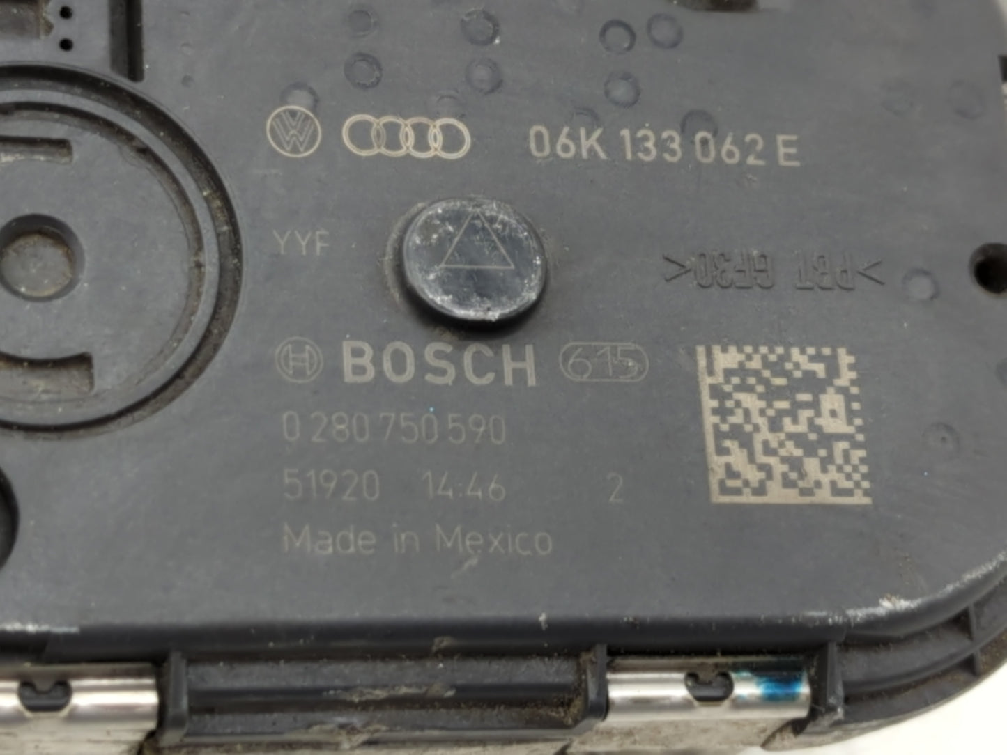 2014-2017 Volkswagen Passat Throttle Body P/N:0 280 750 590 96K 133 062 E Fits Fits 2014 2015 2016 2017 OEM Used Auto Parts
