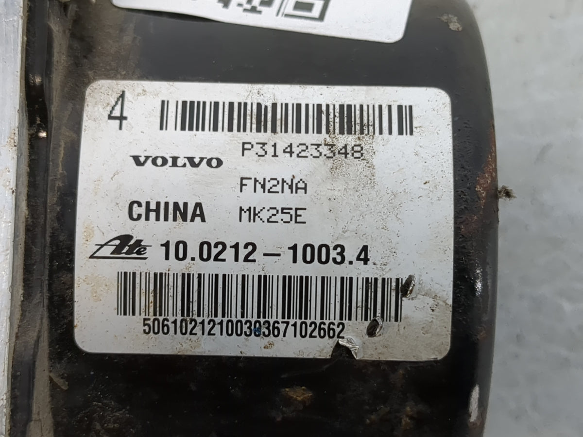 2015-2018 Volvo S60 Anti-Lock Brake ABS Pump Module Actuator OEM P/N:P31423348 Fits Fits 2015 2016 2017 2018 OEM Used Auto P