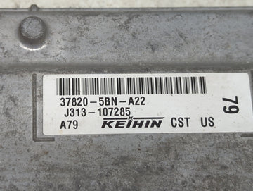 2018-2019 Acura Mdx PCM Engine Control Computer ECU ECM PCU OEM P/N:37820-5BN-A22 J313-107285 Fits Fits 2018 2019 OEM Used Auto Parts