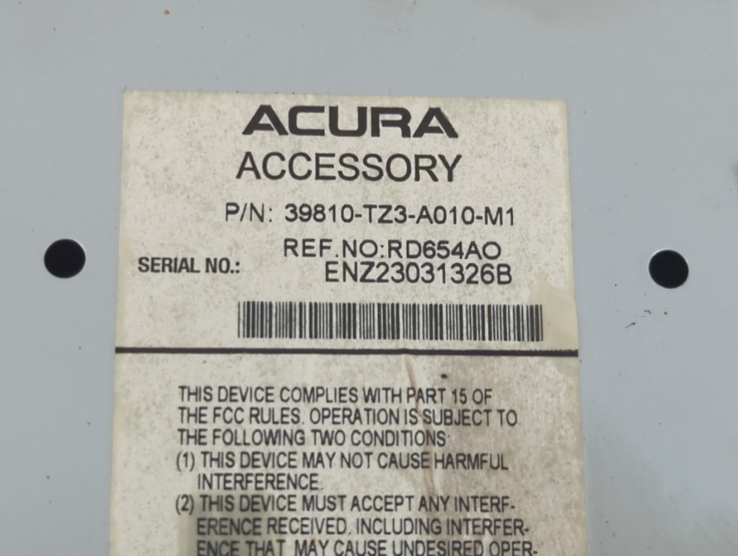 2015-2018 Acura Tlx Information Display Screen 1198959 - Oemusedautoparts1.com
