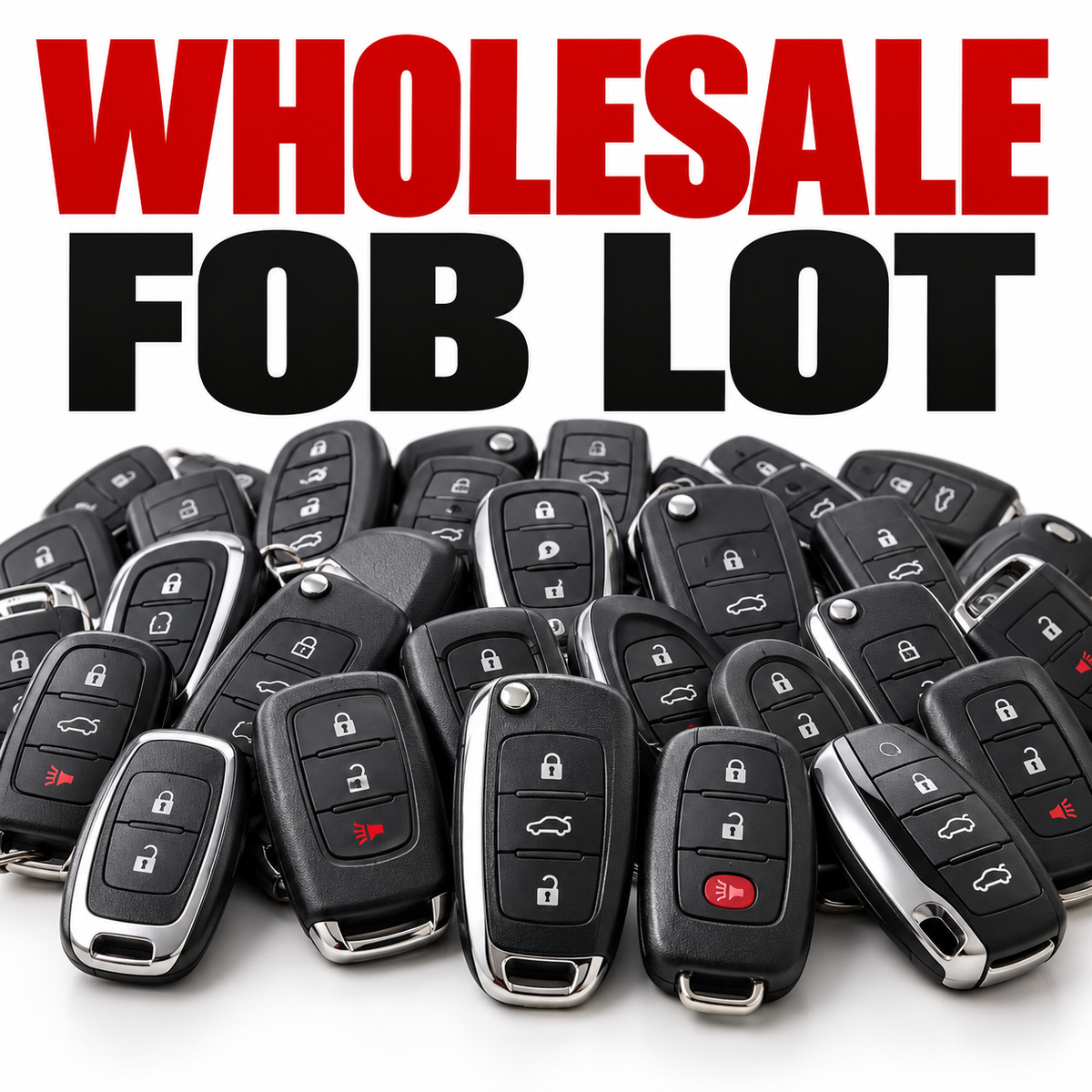 Aftermarket Keyless Entry Remote Fob MIXED FCC IDS 3 buttons - Oemusedautoparts1.com