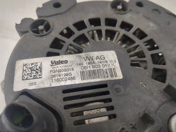 2017-2018 Audi A6 Alternator Replacement Generator Charging Assembly Engine OEM P/N:06H 903 017 K Fits Fits 2017 2018 OEM Used Auto Parts