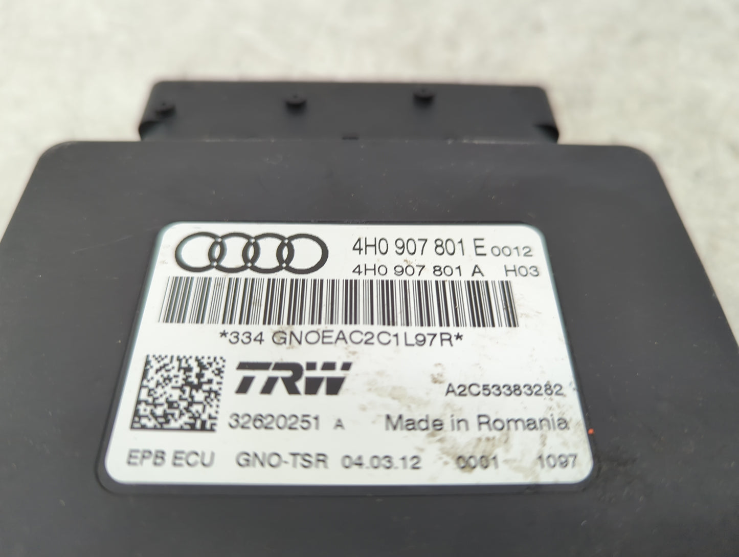 2013-2018 Audi A6 Parking Brake Control Module - Oemusedautoparts1.com