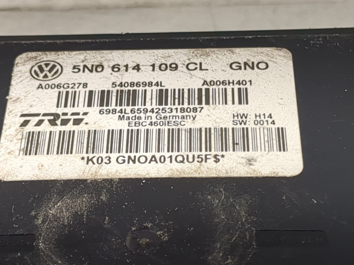 2015-2018 Audi Q3 Anti-Lock Brake ABS Pump Module Actuator OEM P/N:5N0 614 109 CL 54086984L Fits Fits 2015 2016 2017 2018 OE