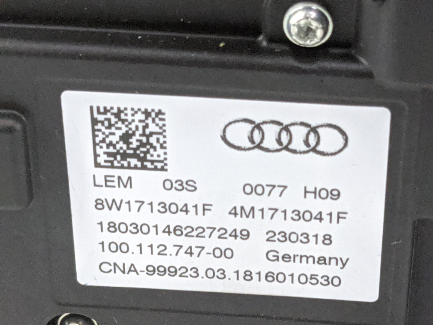 2018 Audi S5 Floor Console Assembly Shifter - Oemusedautoparts1.com