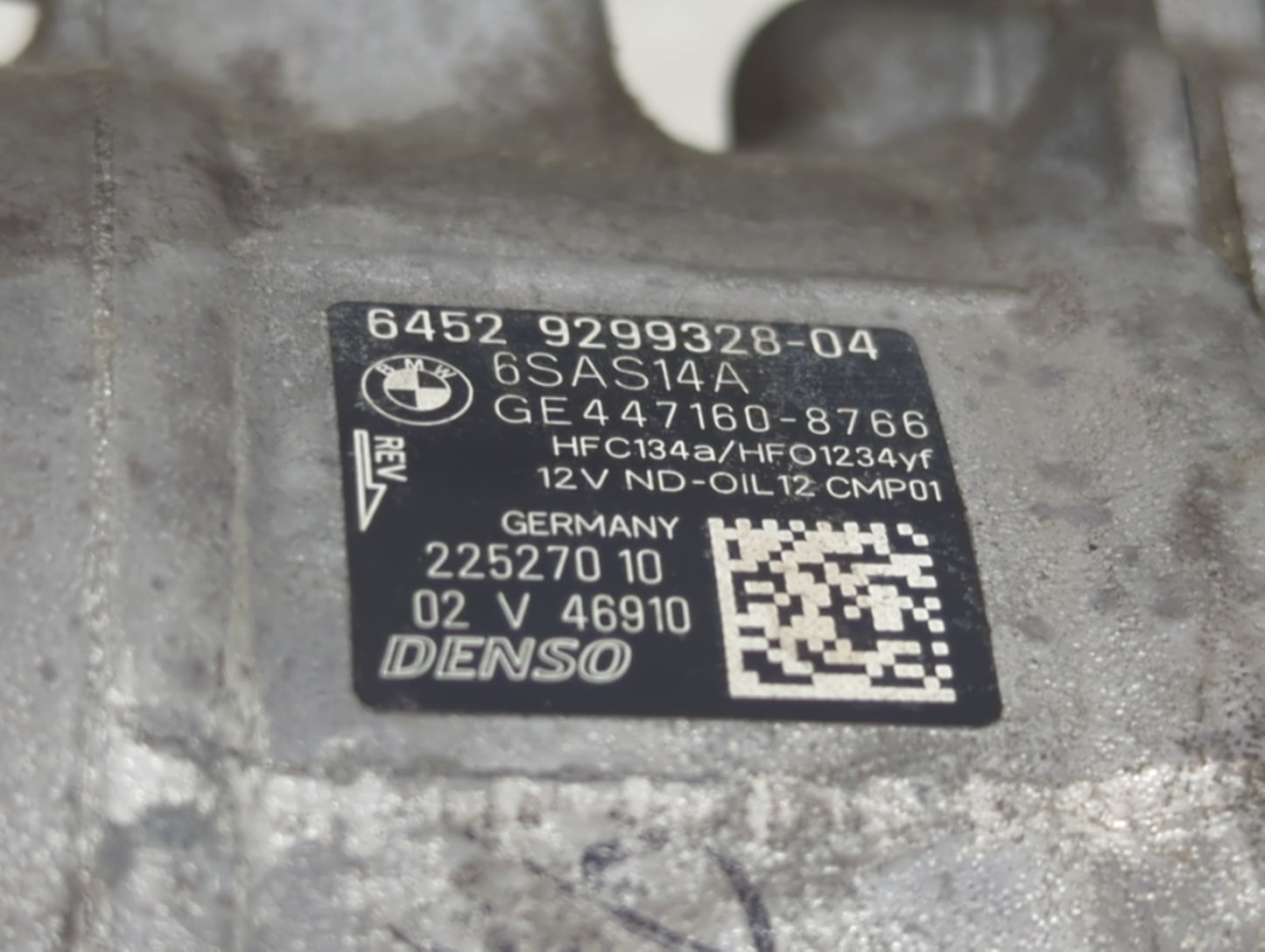 2018-2019 Bmw 330i Air Conditioning A/c Ac Compressor Oem - Oemusedautoparts1.com