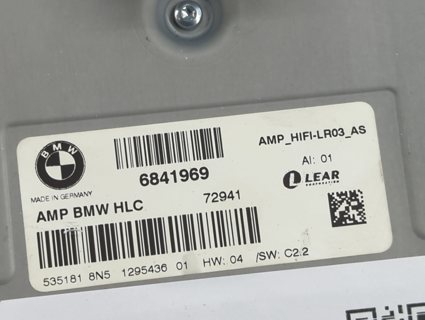 2018 Bmw 430i Radio Speaker Amplifier - Oemusedautoparts1.com
