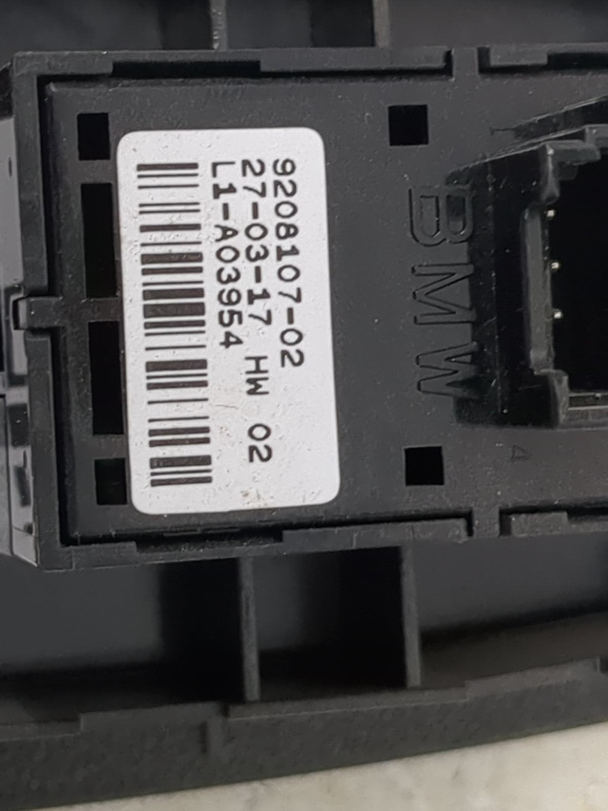 2018 Bmw 430i Driver Left Door Master Power Window Switch 9208107-02 - Oemusedautoparts1.com