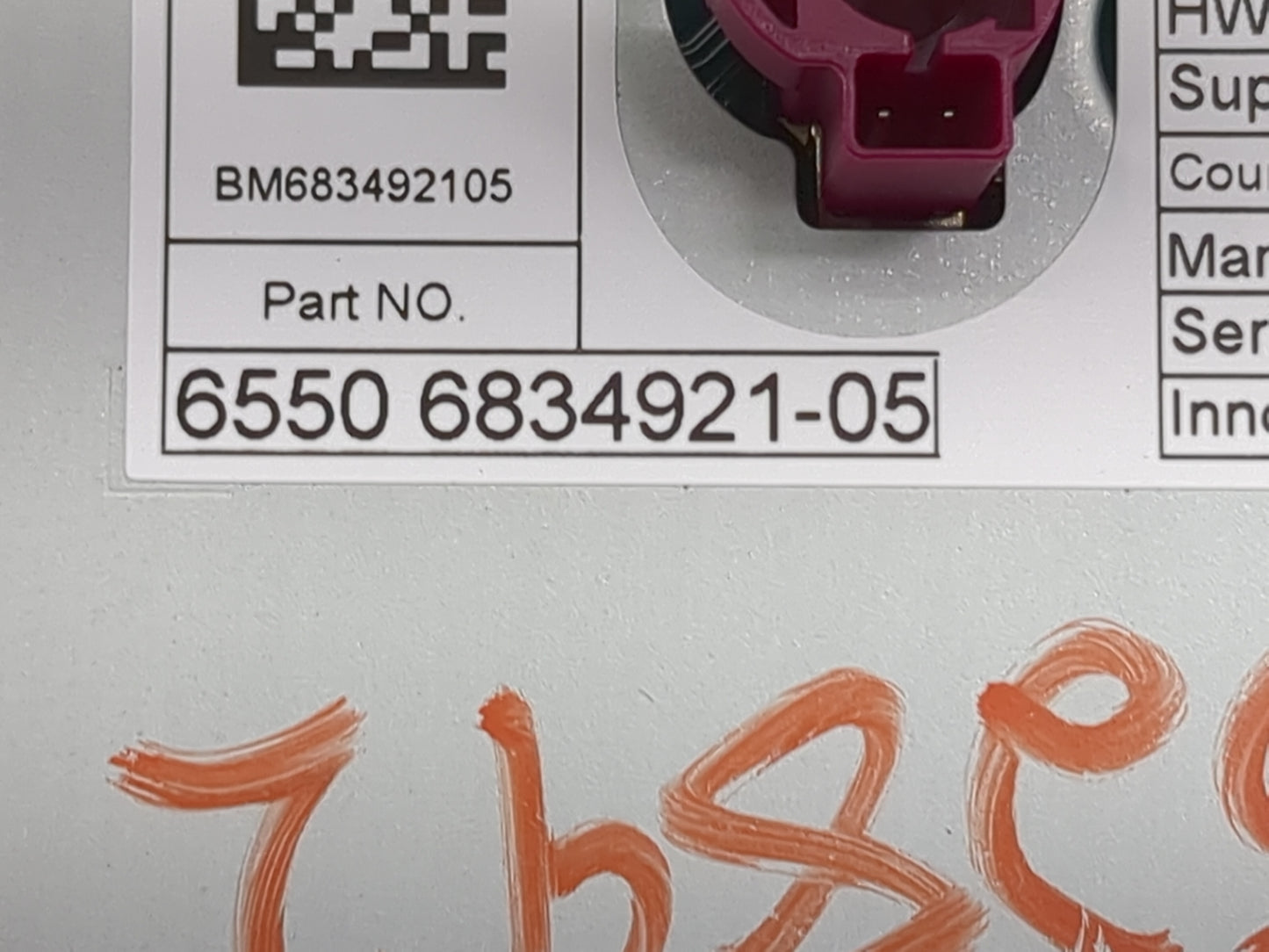 2018-2019 Bmw X3 Information Display Screen - Oemusedautoparts1.com