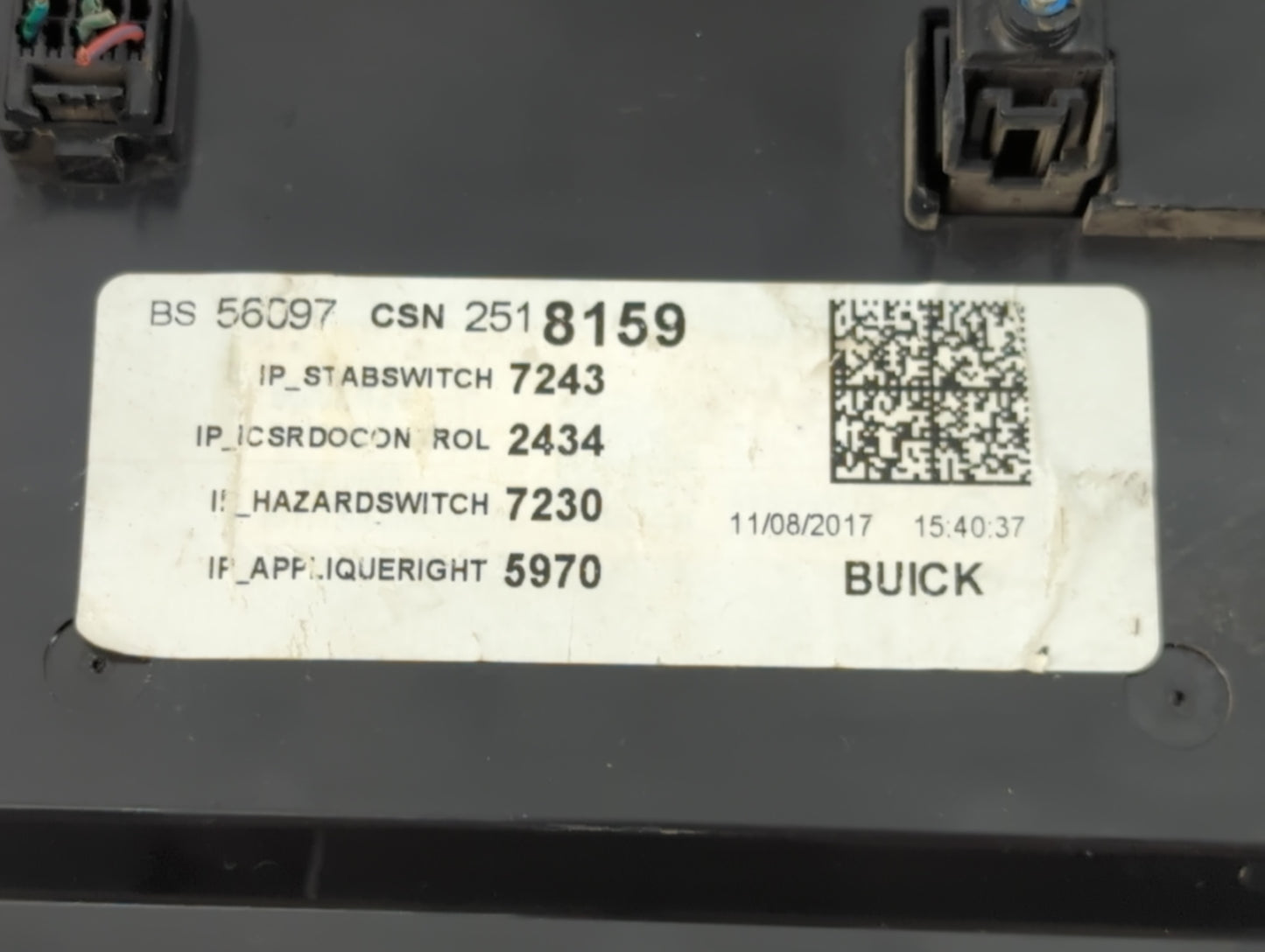 2018-2019 Buick Enclave Radio AM FM Cd Player Receiver Replacement P/N:2518159 84402434 Fits Fits 2018 2019 OEM Used Auto Pa