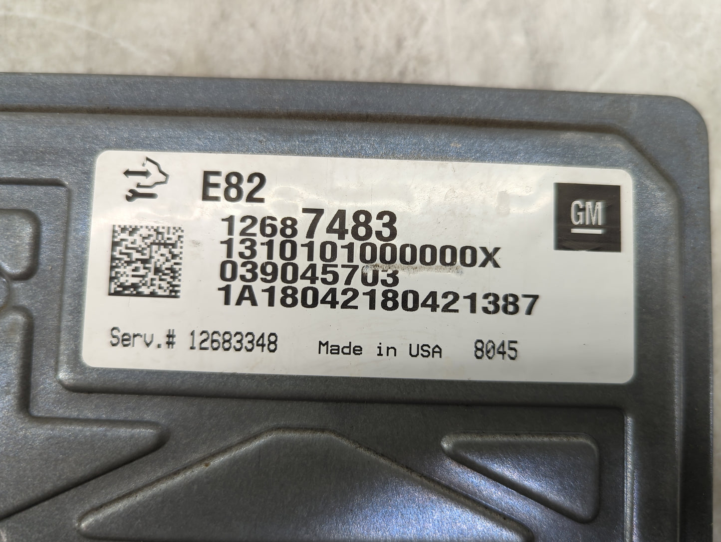 2018-2020 Buick Enclave PCM Engine Control Computer ECU ECM PCU OEM P/N:12687483 12683348 Fits OEM Used Auto Parts - Oemused