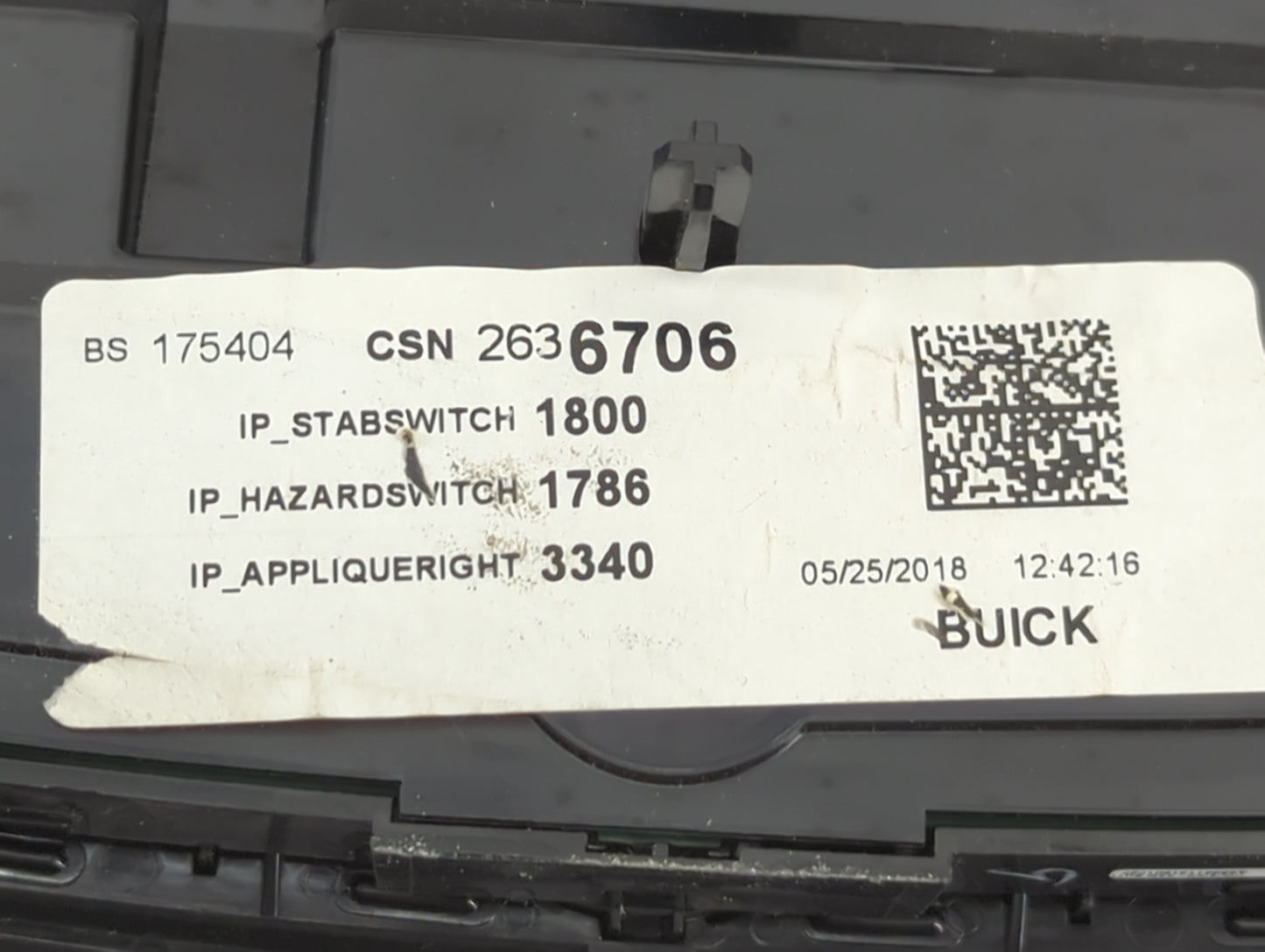 2018-2019 Buick Enclave Radio AM FM Cd Player Receiver Replacement P/N:13512434 23846469, TW10R Fits Fits 2018 2019 OEM Used
