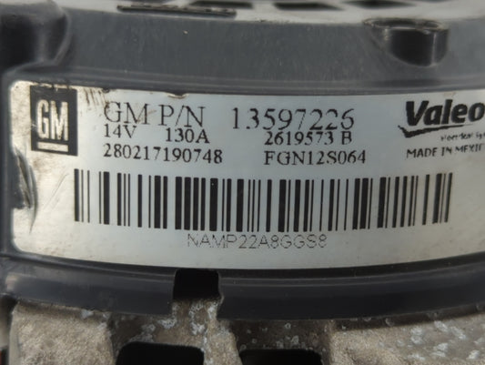 2013-2021 Buick Encore Alternator Replacement Generator Charging Assembly Engine OEM P/N:13597226 13577154 Fits OEM Used Auto Parts