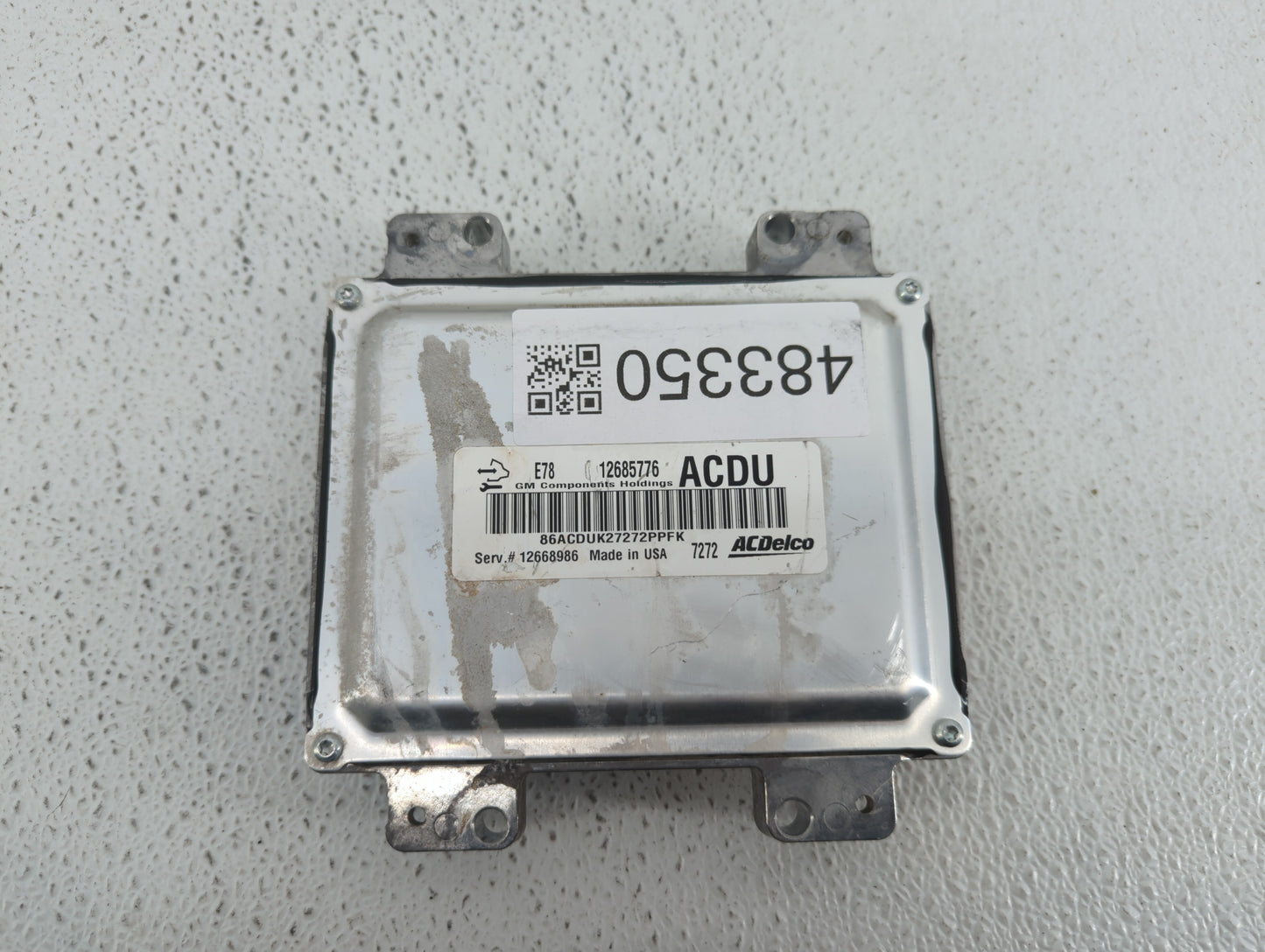 2017-2021 Buick Encore PCM Engine Control Computer ECU ECM PCU OEM P/N:12668986 12677671 Fits Fits 2017 2018 2019 2020 2021