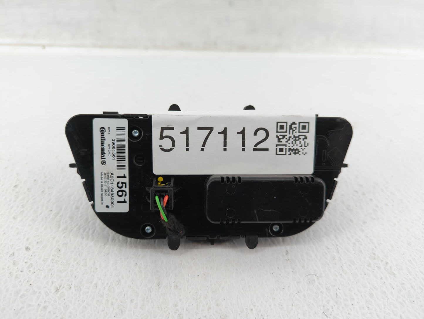 2017-2021 Buick Encore Climate Control Module Temperature AC/Heater Replacement P/N:39081561 Fits Fits 2017 2018 2019 2020 2