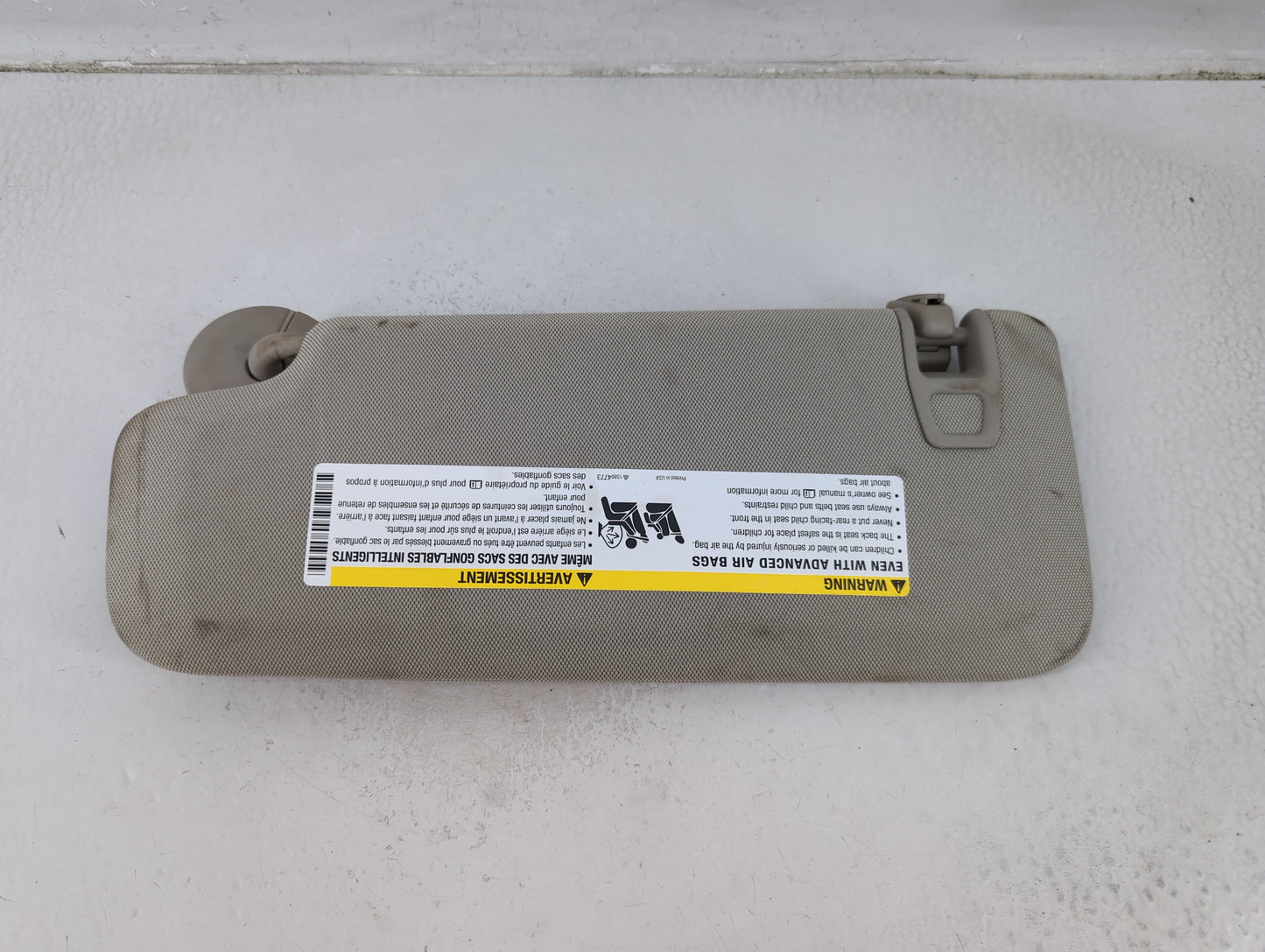 2016-2020 Buick Envision Sun Visor Shade Replacement Passenger Right Mirror Fits Fits 2016 2017 2018 2019 2020 OEM Used Auto