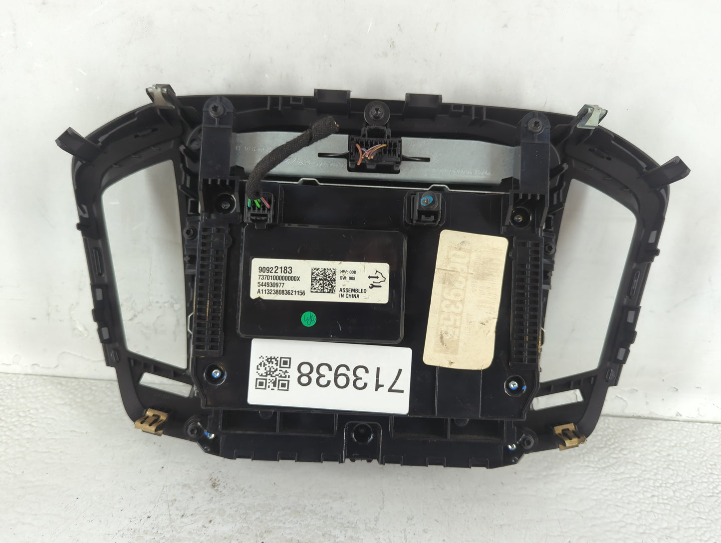 2018 Buick Regal Climate Control Module Temperature AC/Heater Replacement P/N:39113530 544930977 Fits OEM Used Auto Parts -