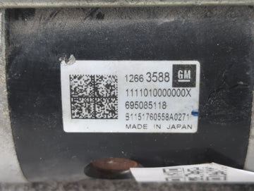 2016-2018 Cadillac Ats Car Starter Motor Solenoid OEM P/N:12663588 Fits Fits 2016 2017 2018 2019 OEM Used Auto Parts