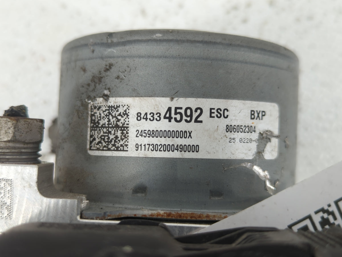 2017-2019 Cadillac Cts Anti-Lock Brake ABS Pump Module Actuator OEM P/N:84334592 Fits Fits 2017 2018 2019 OEM Used Auto Part