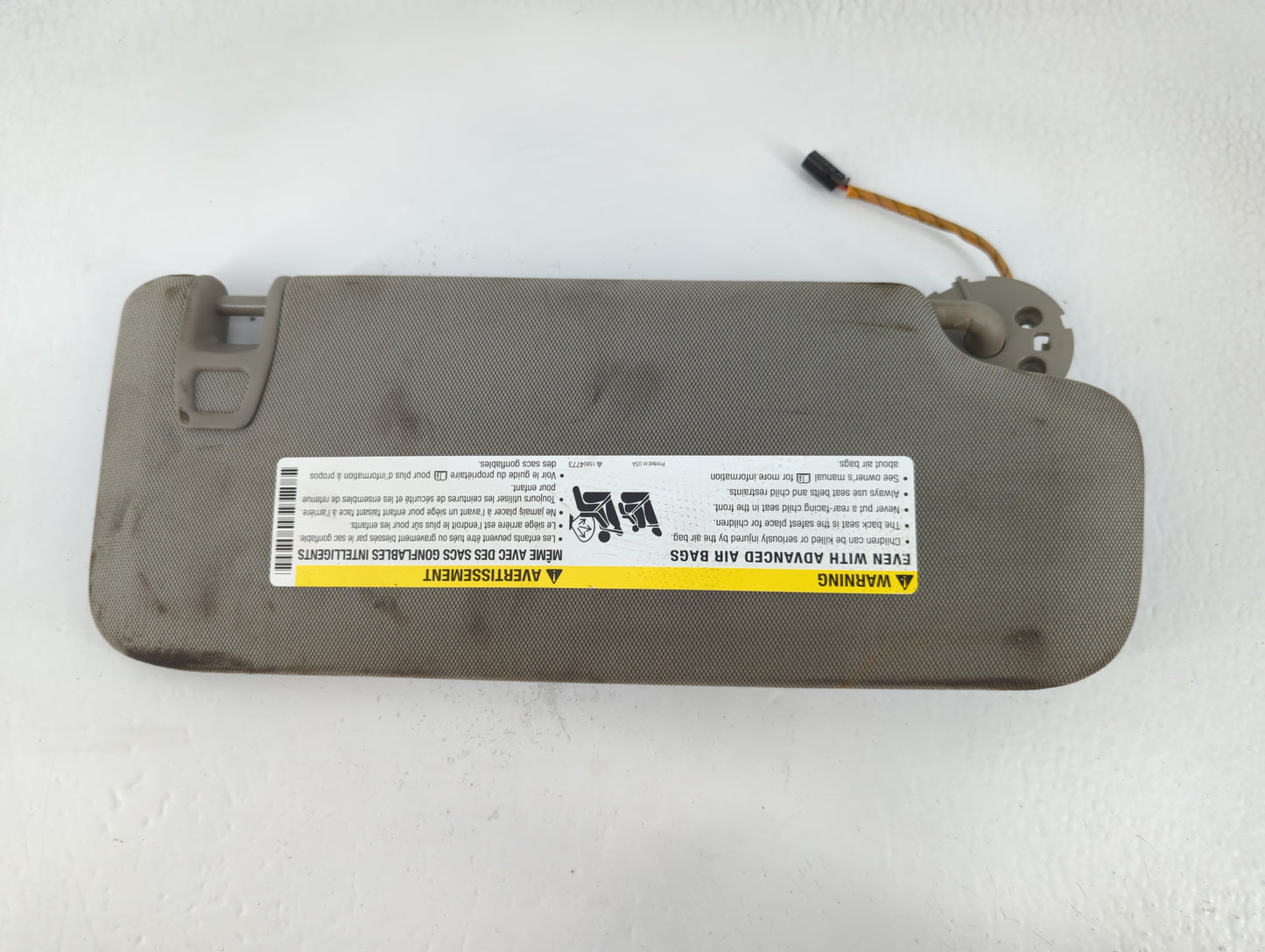 2014-2019 Cadillac Cts Sun Visor Shade Replacement Driver Left Mirror Fits Fits 2014 2015 2016 2017 2018 2019 OEM Used Auto