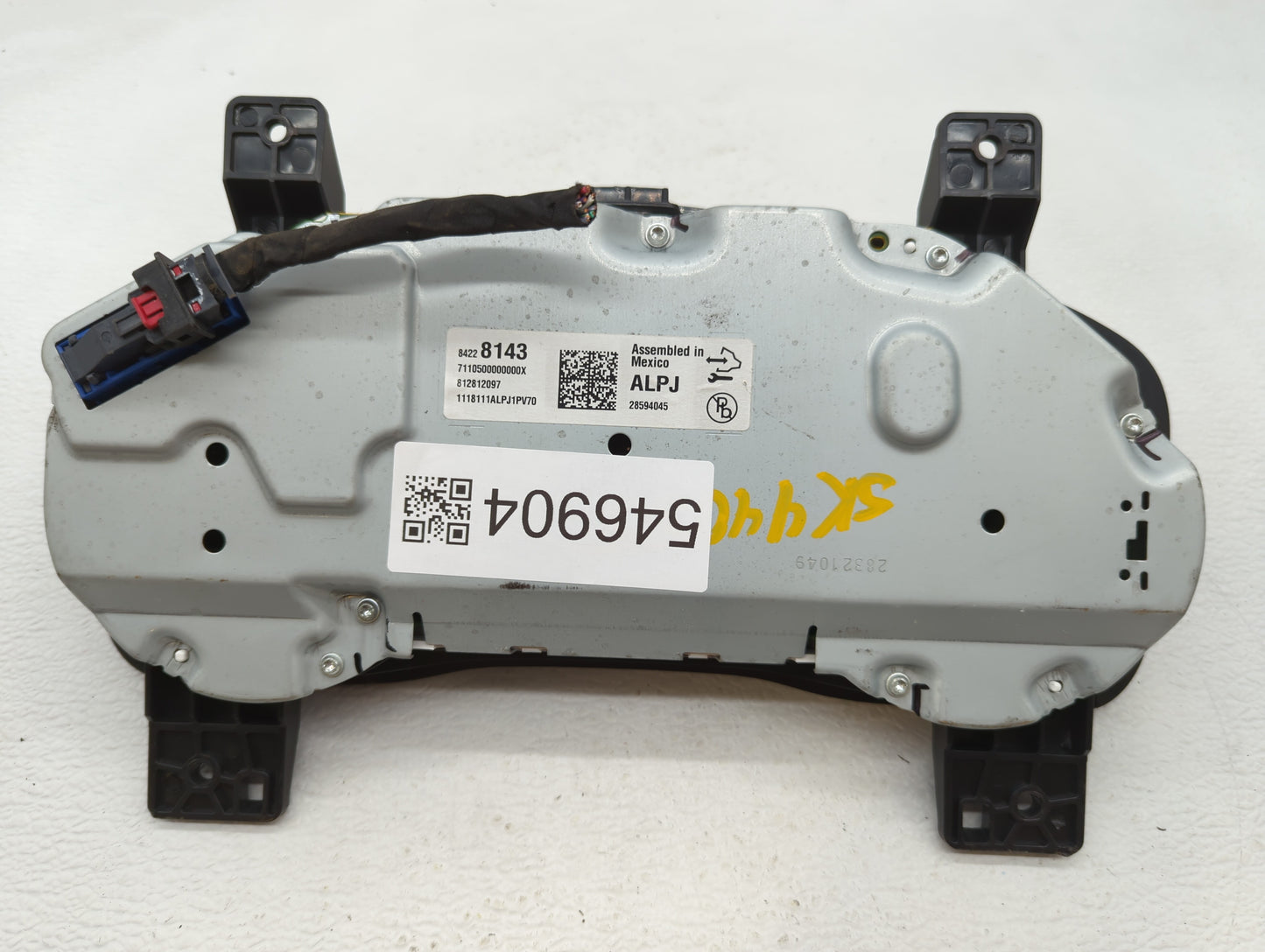 2018 Cadillac Xt5 Instrument Cluster Speedometer Gauges P/N:84228143 Fits OEM Used Auto Parts - Oemusedautoparts1.com