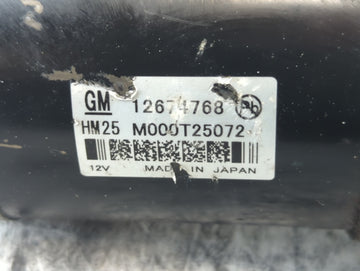 2017-2022 Chevrolet Colorado Car Starter Motor Solenoid OEM P/N:M000T25072 12674768 Fits Fits 2017 2018 2019 2020 2021 2022 OEM Used Auto Parts
