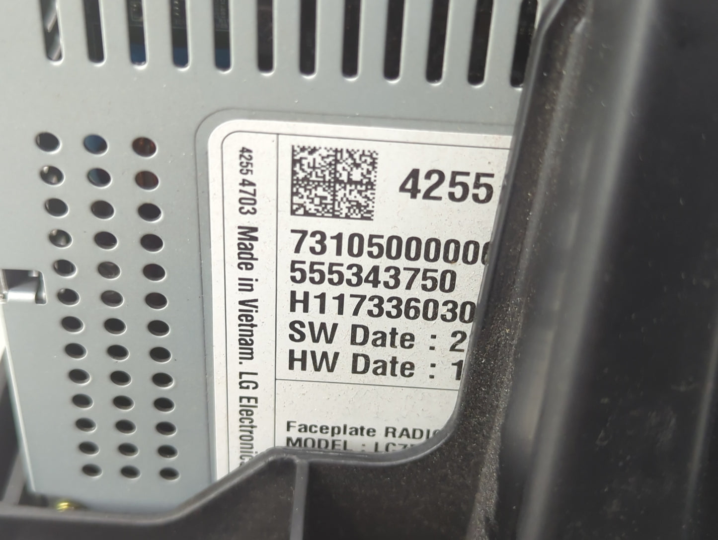 2018 Chevrolet Cruze Information Display Screen - Oemusedautoparts1.com