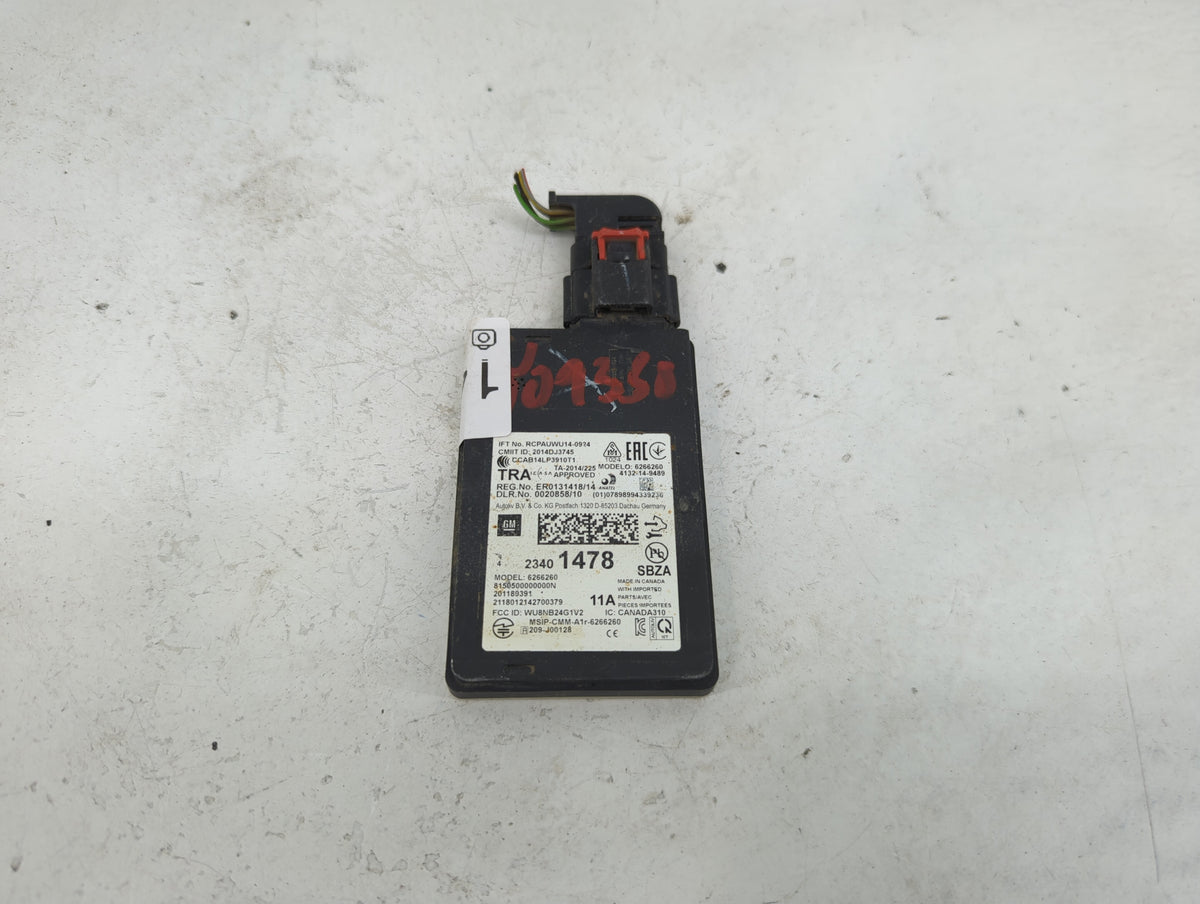 2018 Chevrolet Cruze Back Up Sensor Backup Camera 1460299 - Oemusedautoparts1.com