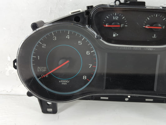 2018 Chevrolet Cruze Instrument Cluster Speedometer Gauges P/N:42668707 Fits OEM Used Auto Parts