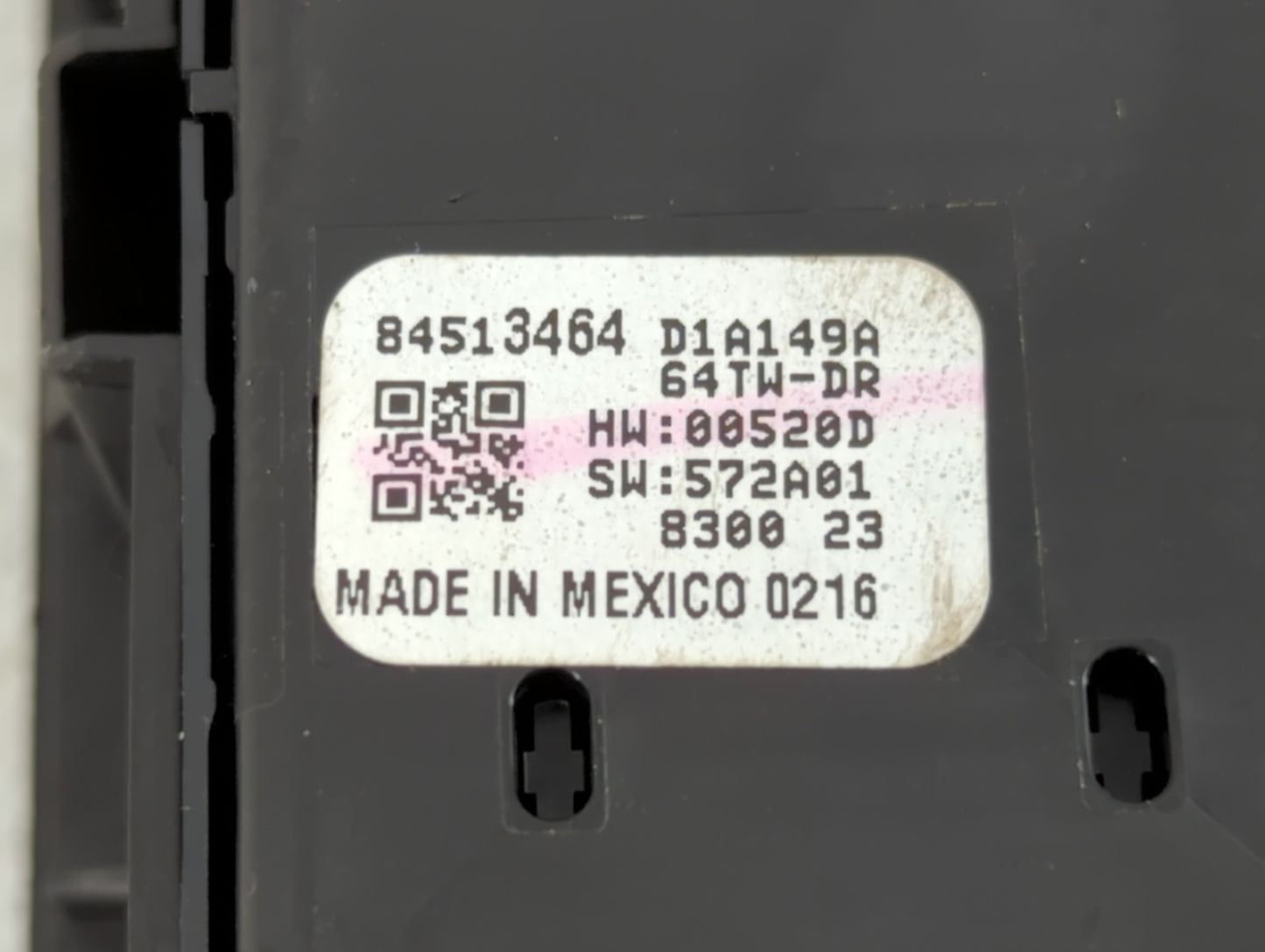 2018-2022 Chevrolet Equinox Master Power Window Switch Replacement Driver Side Left P/N:84513464 Fits OEM Used Auto Parts -